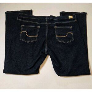 Levis Gold Womens PLUS 24 W Jeans Totally Shaping Boot Cut‎ 42 X 31 Western Logo